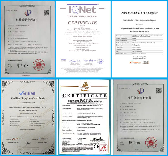 Changzhou Chenye Warp Knitting Machinery Co., Ltd.