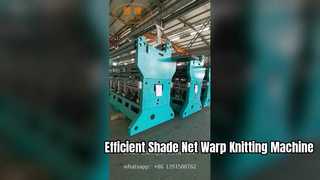 Efficient Shade Net Warp Knitting Machine Finished Product Display