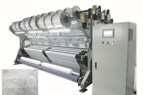White Cotton Mesh Fabric Machine Raschel Equipment Easy Operation