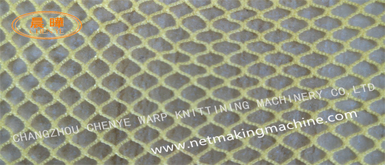 Knotless Polyester Fishing Net Customized Mesh Twine Making Machine