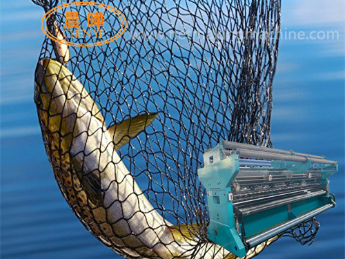 HDPE PET NYLON Fish Net Knotless Outdoor Fishing Net machine