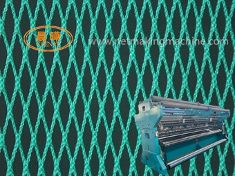 Knotless Polyester Fishing Net Customized Mesh Twine Making Machine