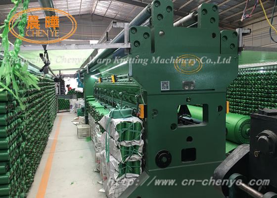 Smooth Operation 220'' Single Needle-bar Shading Net Warp Knitting Machine with 80% Working Width