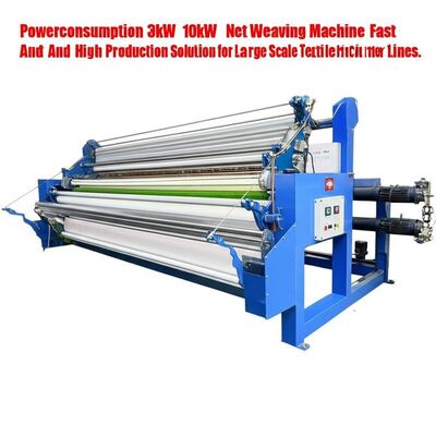 High Productivity Netting Shade Maker Machine 7KW Suitable for Large Scale Netting Shade Fabric Production and Operation