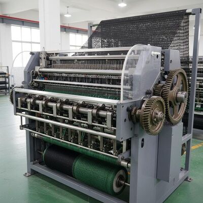 SRCP Raschel Warp Knitting Machine with Single Needle Bar, Negative Let-off System, and Open Cam Gearing for Hail Protection Nets