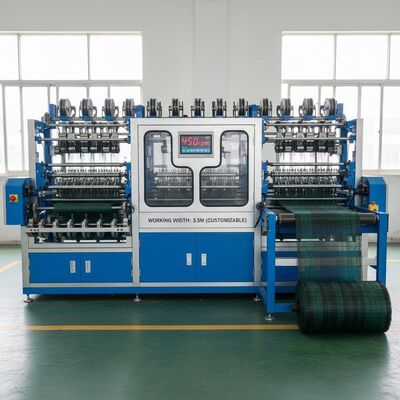 UV Protection Shade Net Making Machine with Customizable Working Width and High Speed (200-450rpm)