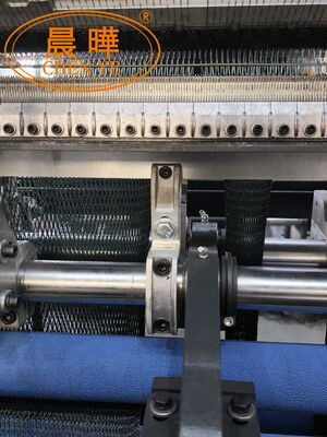 SRCP Raschel Warp Knitting Machine with Single Needle Bar, Negative Let-off System, and Open Cam Gearing for Hail Protection Nets