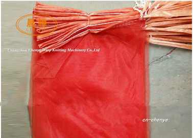Double Needle Bar Warp Knitting Machine DRCA For Potato Tomato Net Bag Making
